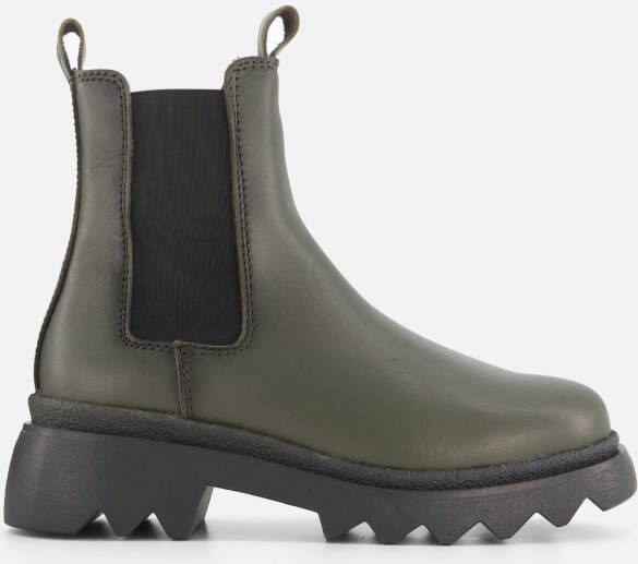 tamaris Chelsea boots groen Leer