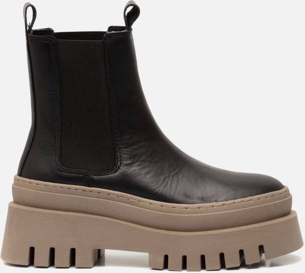 tamaris Chelsea boots zwart Leer 182225