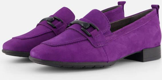 Tamaris Paarse Comfort Instapper met Uitneembare Leren Binnenzool Purple Dames