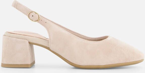 tamaris Comfort Slingback Pumps beige Leer