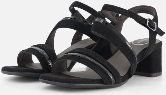 Tamaris Comfort Sandalen met hak zwart Imitatielee Dames