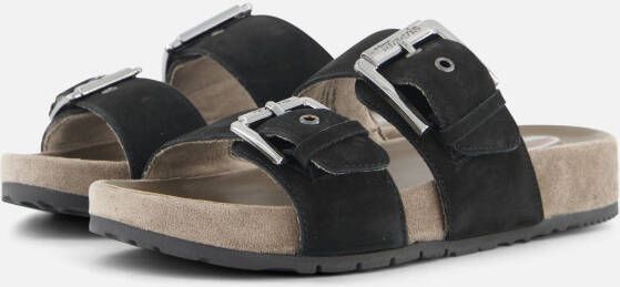 Tamaris Comfort Sandalen zwart Leer Dames