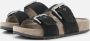 Tamaris Comfort Sandalen zwart Leer Dames - Thumbnail 1