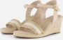 Tamaris Vegan Nude Sleehak Sandaal Beige Dames - Thumbnail 14