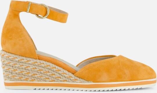 Tamaris Oranje Suède Espadrille Sleehak Sandaal Orange Dames - Foto 2