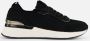 Tamaris Gold Comb Sneakers zwart Textiel Dames - Thumbnail 2