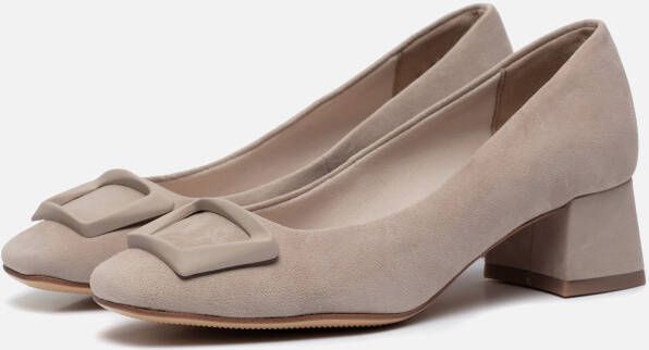 tamaris Pumps taupe Suede