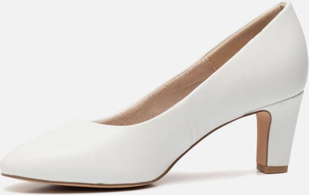 Tamaris Klassieke witte pumps voor dames White Dames