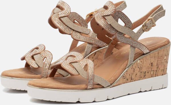 Tamaris Sandalen goud Synthetisch Dames