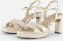 Tamaris Champagne Sandalette met 7 5 cm Hak Beige Dames - Thumbnail 1