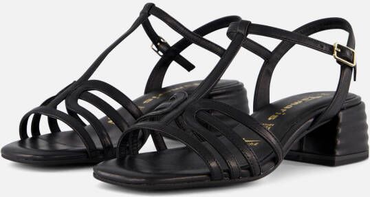 Tamaris Sandalen met hak zwart Leer Dames