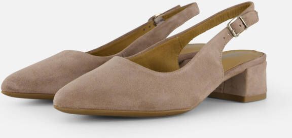 tamaris Slingback Pumps taupe Leer