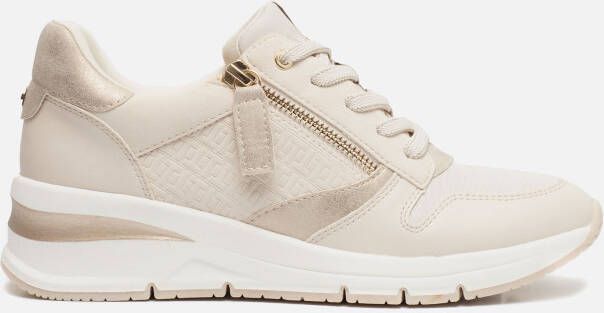 Tamaris Trendy Beige Sneakers met Extra Ondersteuning en Comfort Beige Dames