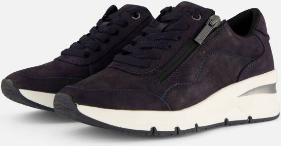 tamaris Sneakers blauw Leer