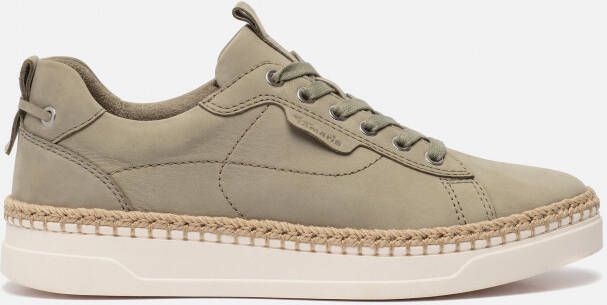 tamaris Sneakers groen Leer 101331