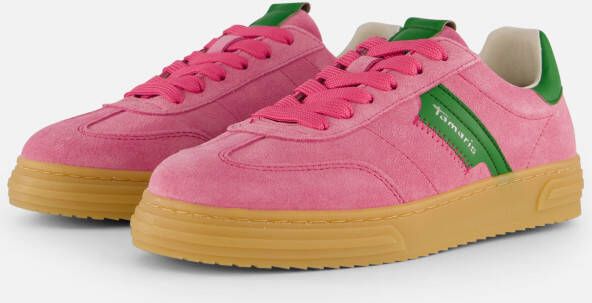 Tamaris Sneakers roze Textiel