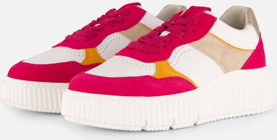 Tamaris Sneakers roze Textiel