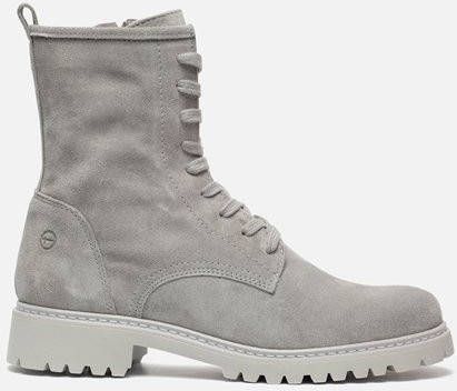 Bijdrage Zonder hout Tamaris Veterboots grijs - Schoenen.nl