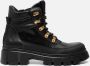 Tamaris Veterboots zwart Leer 172463 Dames - Thumbnail 1