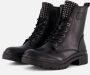 Tamaris Veterboots zwart Textiel - Thumbnail 3