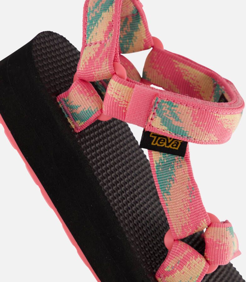 Teva Midform Universal Sandalen roze Textiel