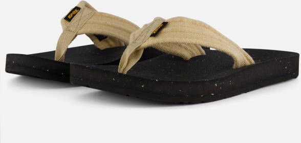 Teva Reflip Canvas Slippers beige Textiel