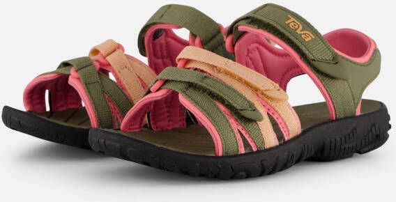 Teva Tirra Sandalen groen Textiel