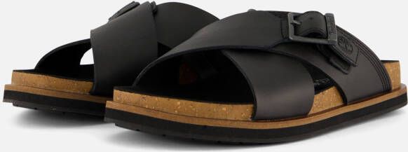 Timberland Amalfi Vibes Slippers zwart Leer