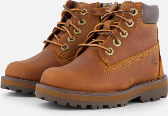 Timberland Courma Kid Traditional 6 Inch Veterboots Laarzen Met Veters Jongens Cognac