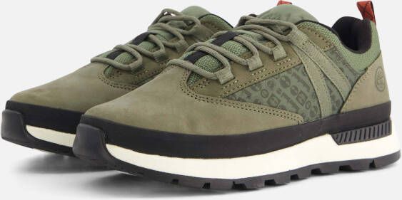 Timberland Euro Trekker Low Fabric Leather Junior Wandelschoenen Bruin