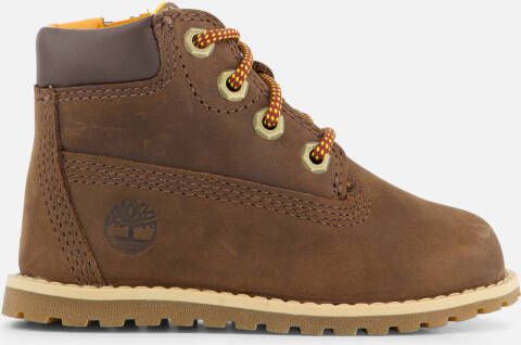 Bruin Tinten Pokey Pine 6in Boot Kids Veterboots Laarzen Met Veters Bruin