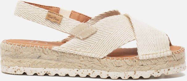 Toni Pons Elvira Dames Espadrilles Cru | Beige | Canvas