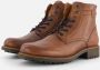 Van Lier 2355900 Volwassenen Heren sneakersVrije tijd half-hoog Cognac - Thumbnail 4