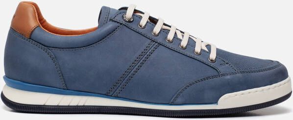 Van Lier Magnus Sneakers blauw Nubuck