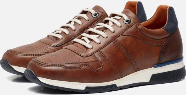 Van Lier Positano Sneakers cognac Leer