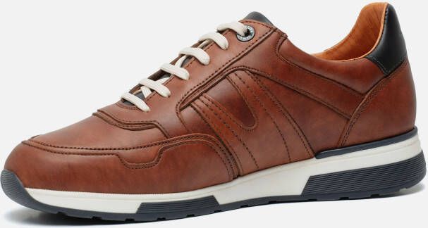 Van Lier Positano Sneakers cognac Nubuck Heren