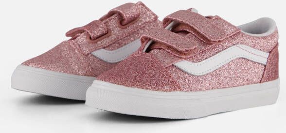 Vans Old Skool V Glitter Sneakers roze Dames