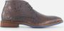 Vertice Croco Veterschoenen cognac Leer - Thumbnail 2