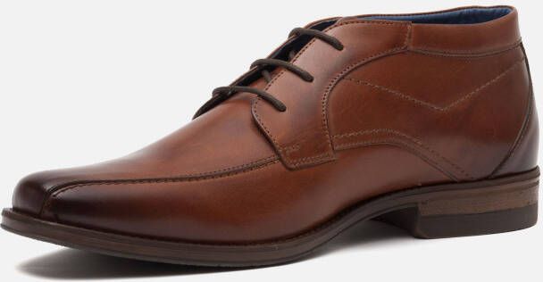 Vertice Veterschoenen cognac Leer