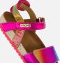 VINGINO Naomi leren sandalen roze multi Meisjes Leer Meerkleurig 31 - Thumbnail 12