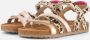 VINGINO Vienna leren sandalen beige roze metallic Leer Meerkleurig 31 - Thumbnail 3