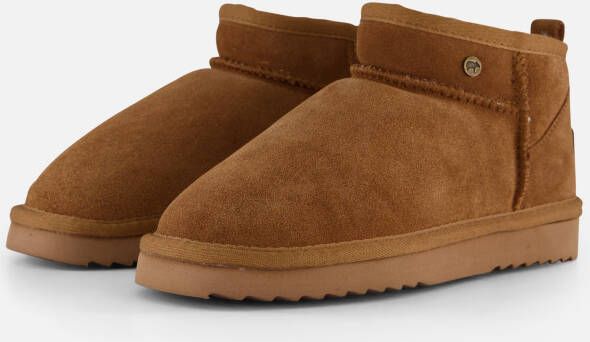 Warmbat Durack Gevoerde boots cognac Suede