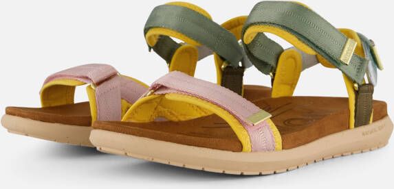 Woden Line Lite sandalen groen