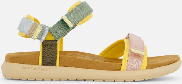 Woden Line Lite Sandalen groen Textiel