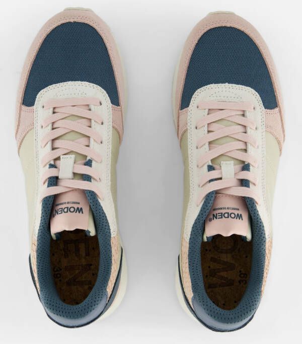 Woden Ronja Multi Sneakers beige Textiel