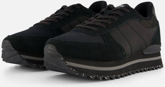 Woden Ronja plateau sneakers zwart