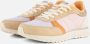 Woden Innovatieve Color-Blocked Sneakers met visleren details Beige Dames - Thumbnail 2