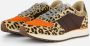 Woden Leopard Tijger Koeienhaar Slimme Modus Sneakers Brown Dames - Thumbnail 2