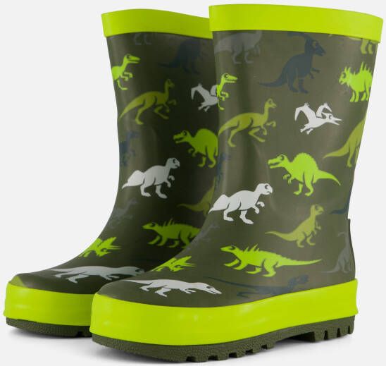 XQ Footwear Dino Regenlaarzen groen